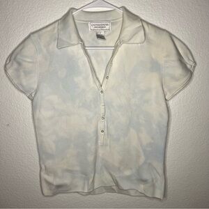 United States Sweaters - Top - White & Light Blue